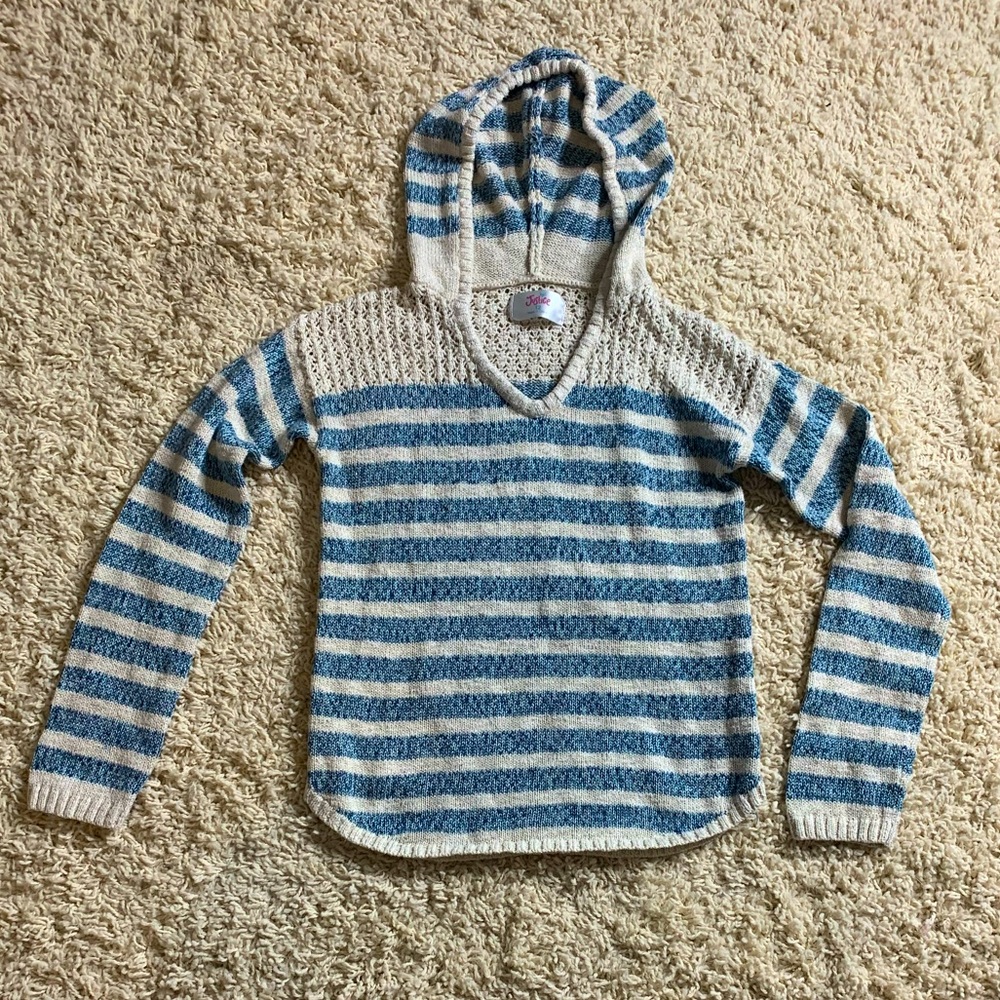 Justice Girls Hooded Sweater Size 12